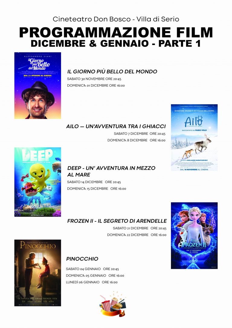 Programmazione Film 01 2020