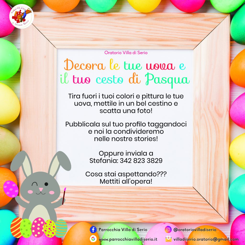 Concorso Pasqua 2020 Uova