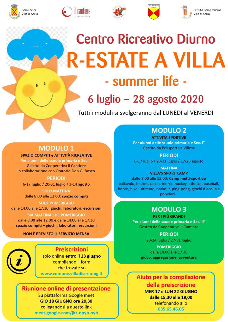 Volantino R-ESTATE A VILLA summer life 2020