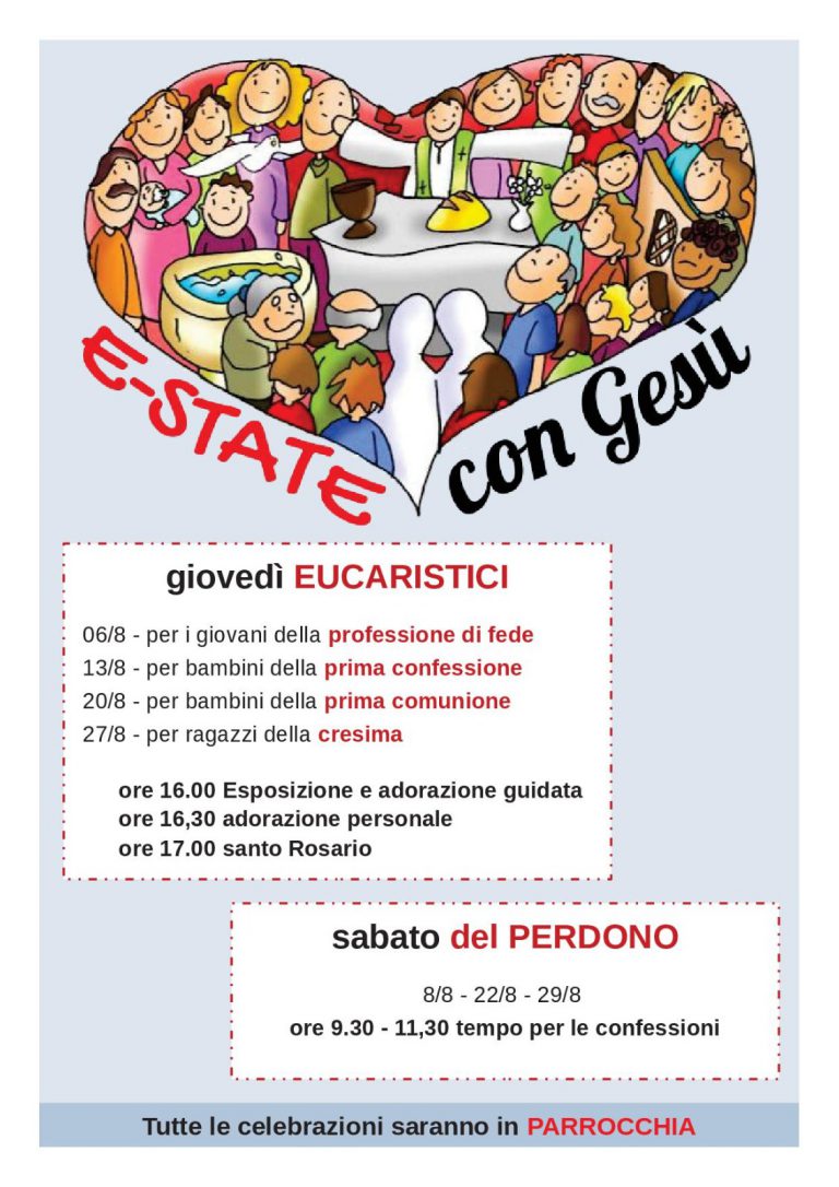 Estate con Gesù Agosto 2020