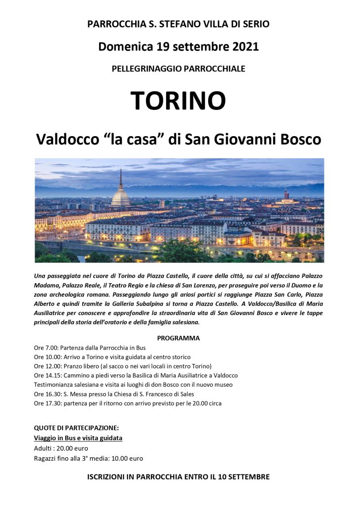 Viaggio Torino 2021