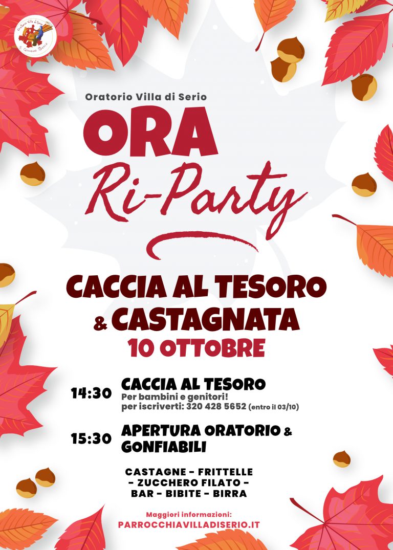 Ora Ri-Party Castagnata e caccia al tesoro 2021